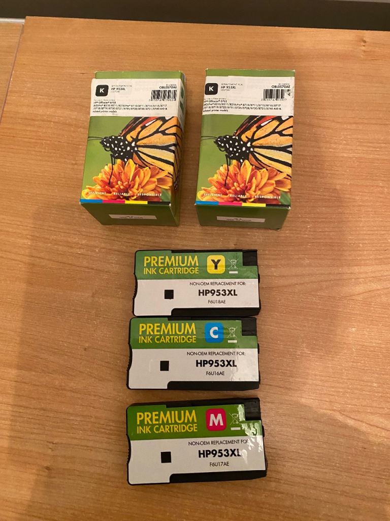 Hp953xl printer inks NoN OEM see other pics 