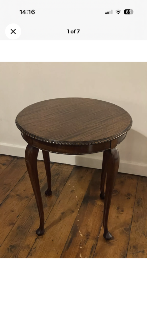 Round Antique Table