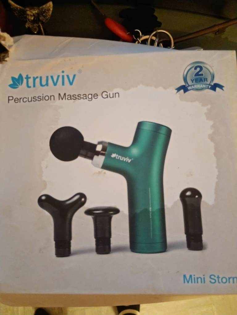 Truviv Percussion Massage Gun Mini Storm – Brand New