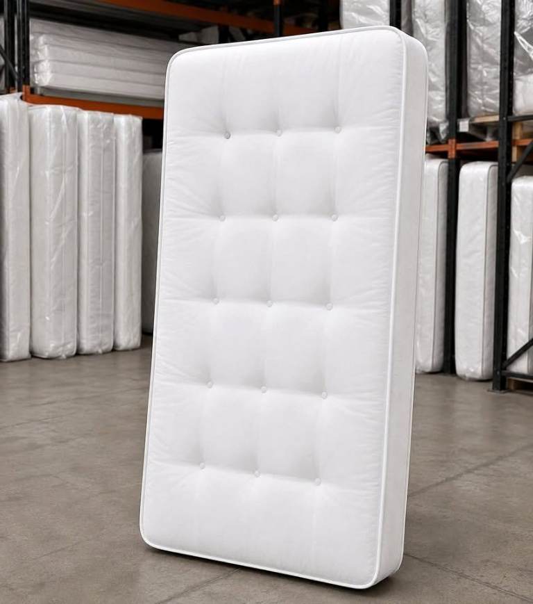 Brand New White Cot Mattress