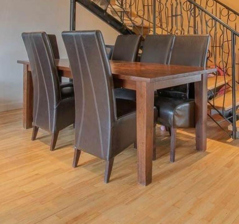 Mango wood dining table 6 to 8 seater