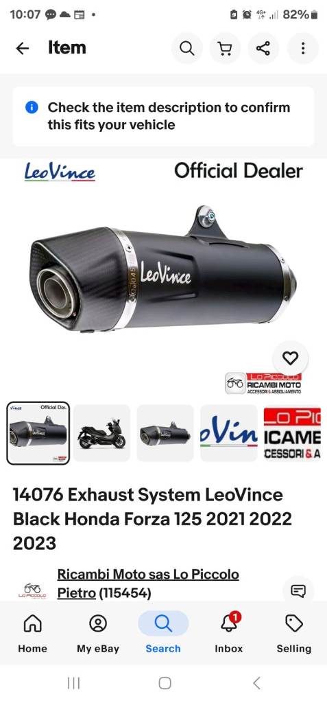 Leo-vince exhaust 14076