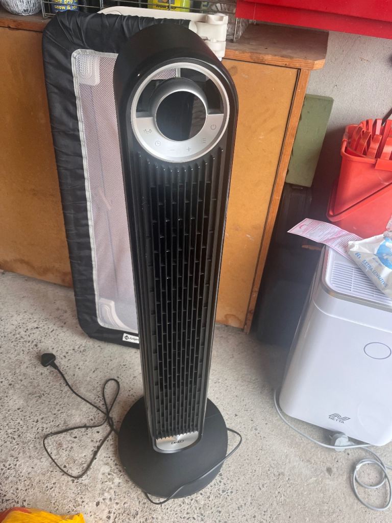 Deco tower remote control standing silent fan