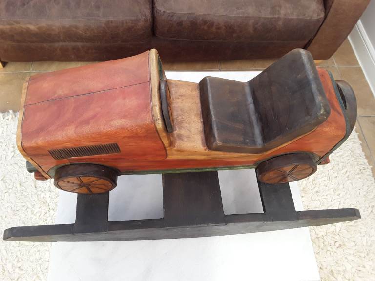 image for Wooden Rocking Car 