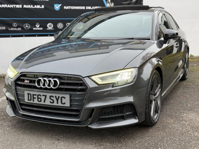 2018 Audi S3 2.0 TFSI Black Edition S Tronic quattro Euro 6 (s/s) 4dr SALOON Petrol Automatic
