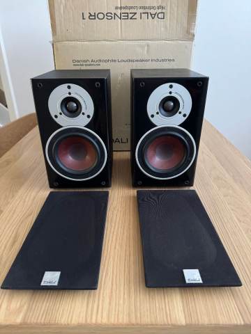 Dali Zensor 1 Speakers - Black Ash - Original Box - Award Winning