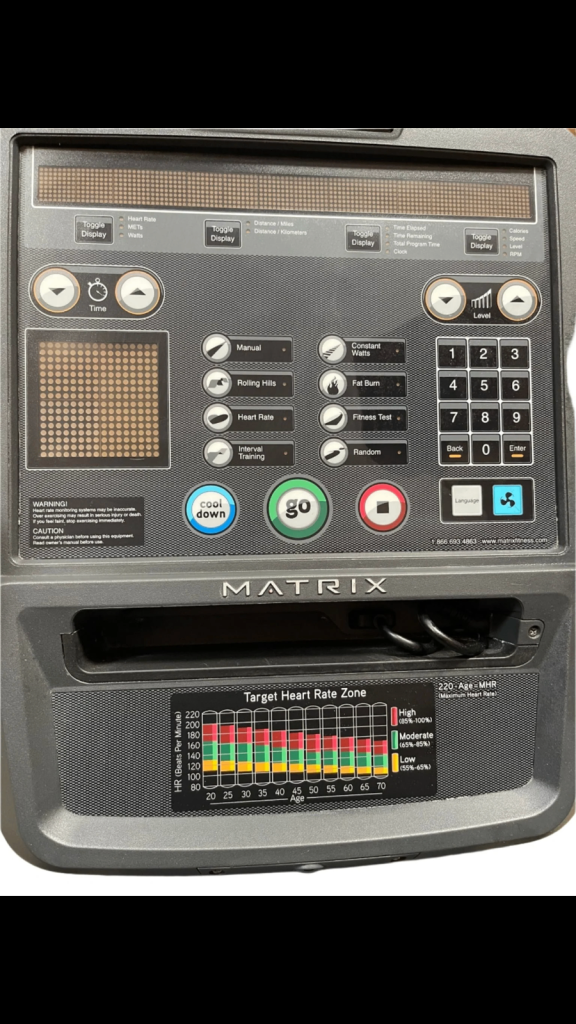 Matrix U5X Commercial Upright Self powered Black Exercise Bike