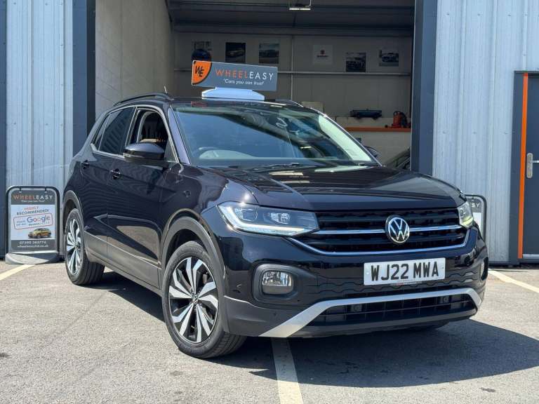 2022 Volkswagen T-Cross 1.0 TSI Black Edition Euro 6 (s/s) 5dr HATCHBACK Petrol Manual