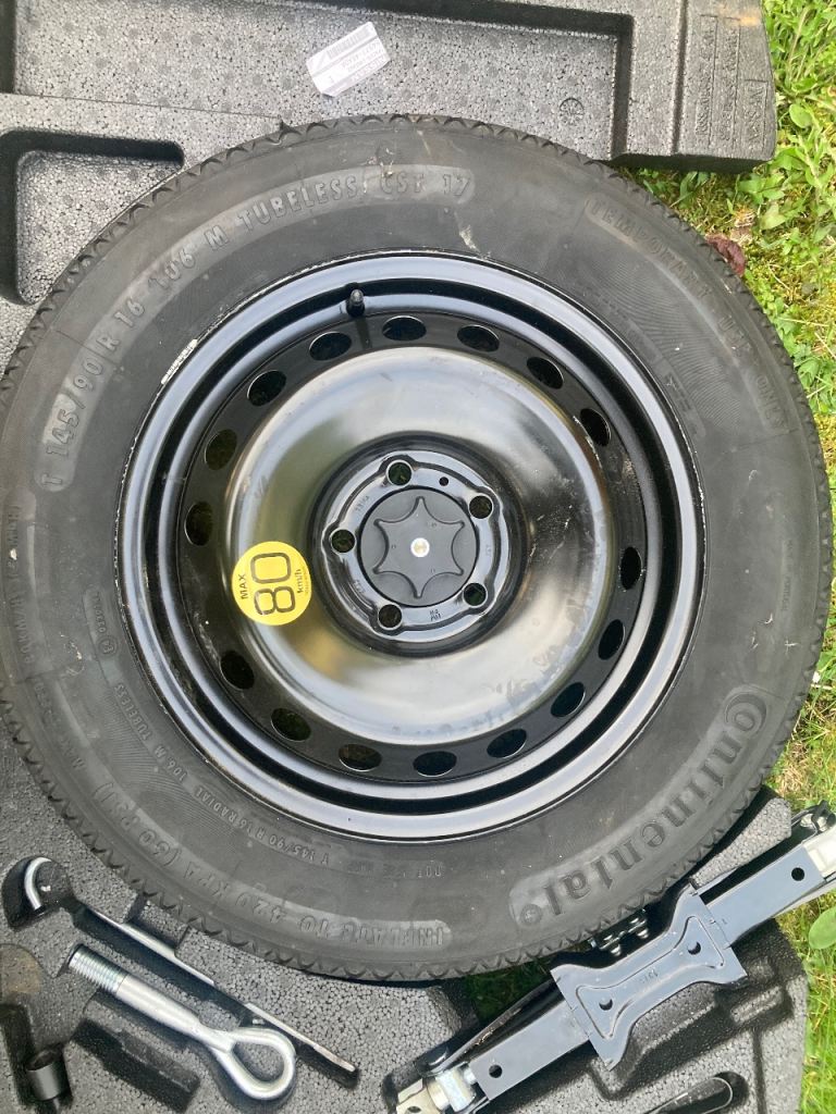 Quashqai spare wheel kit