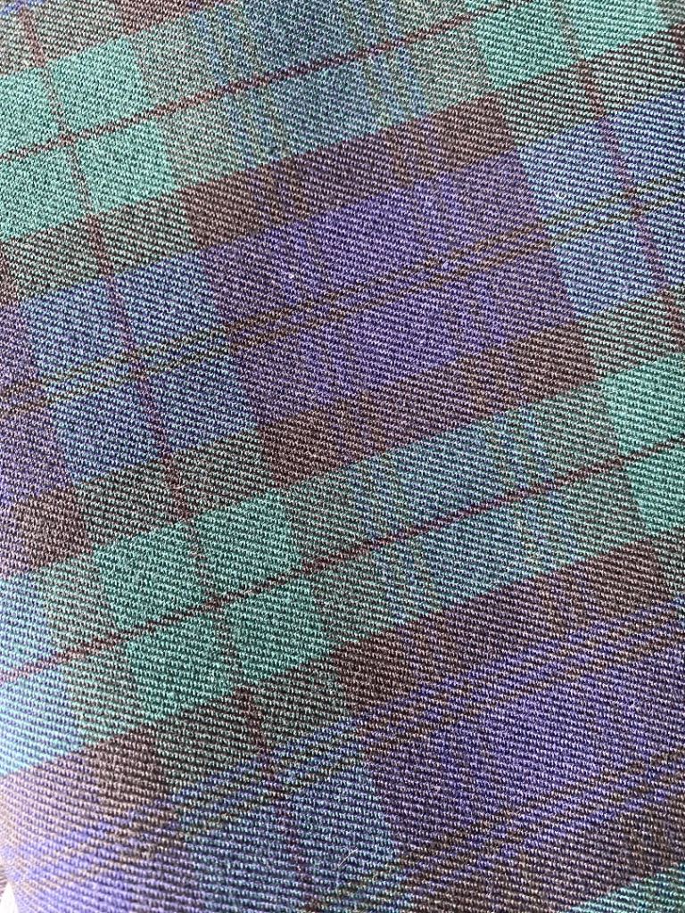 Tartan Black Watch curtains, extra long