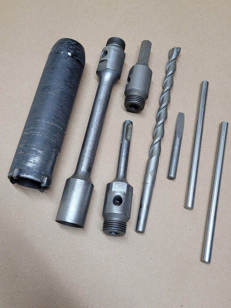 Armeg TCT deep Core drill 40mm - 150mm o/a length + Extension Kit - Used Once.
