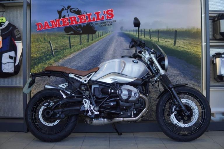 2016 BMW R NINE T SCRAMBLER SILVER MOTORCYCLE