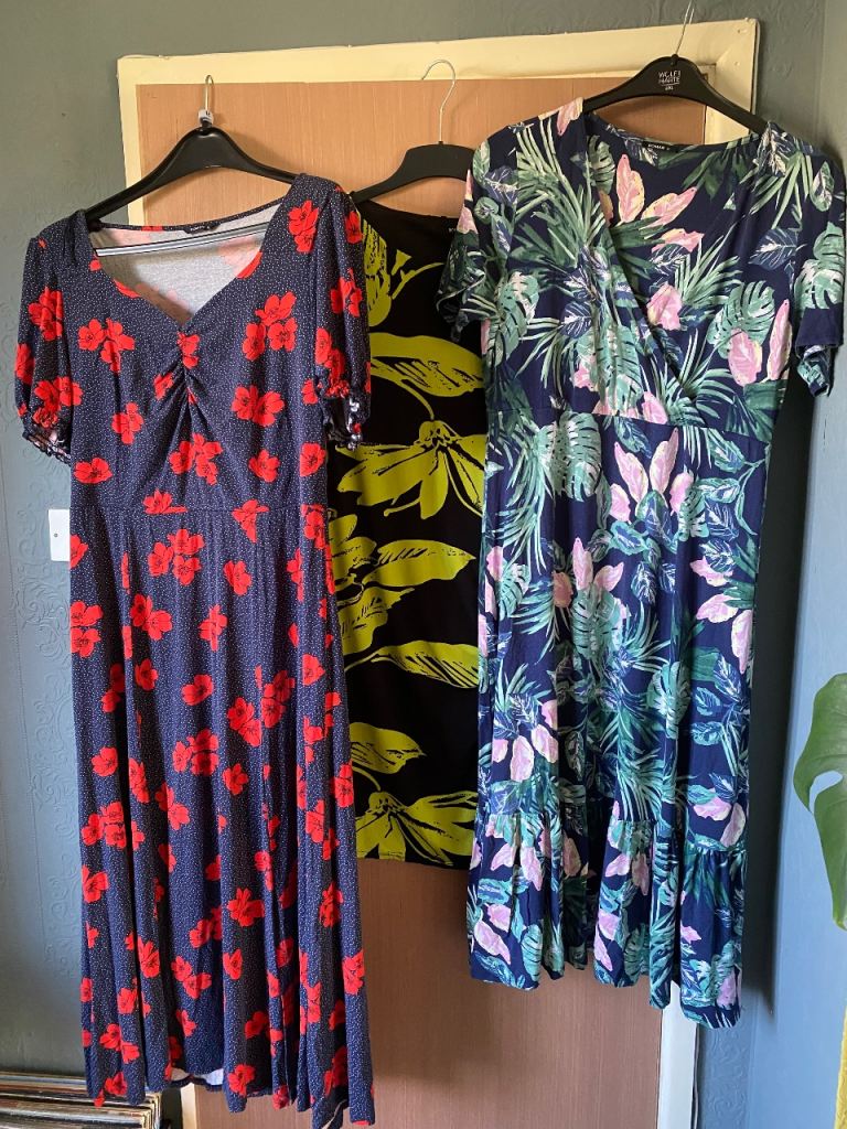 Bundle of 3 Women's Summer Dresses – Good Condition