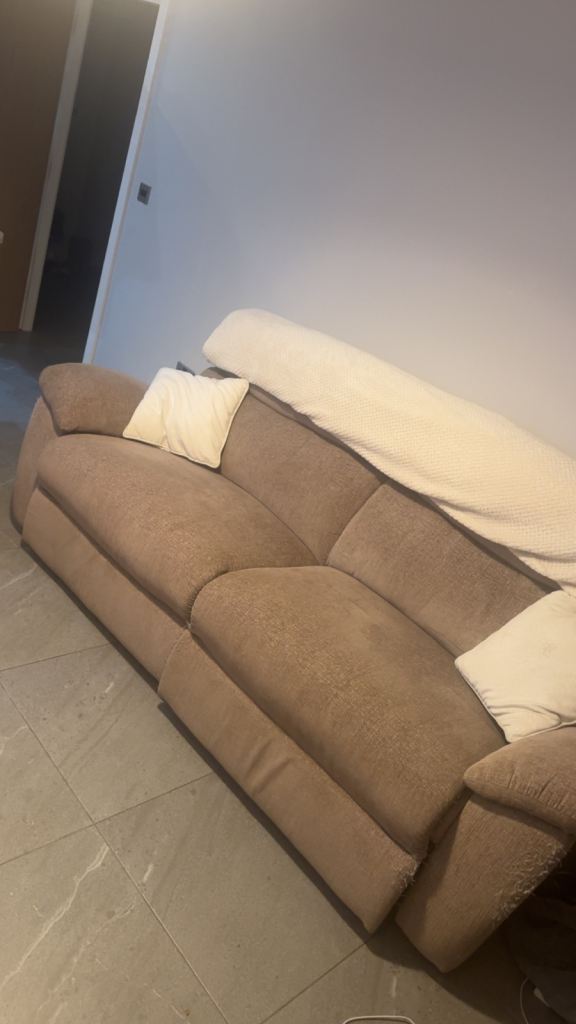 Electric Reclining Sofa (Free) Collection only BD19.