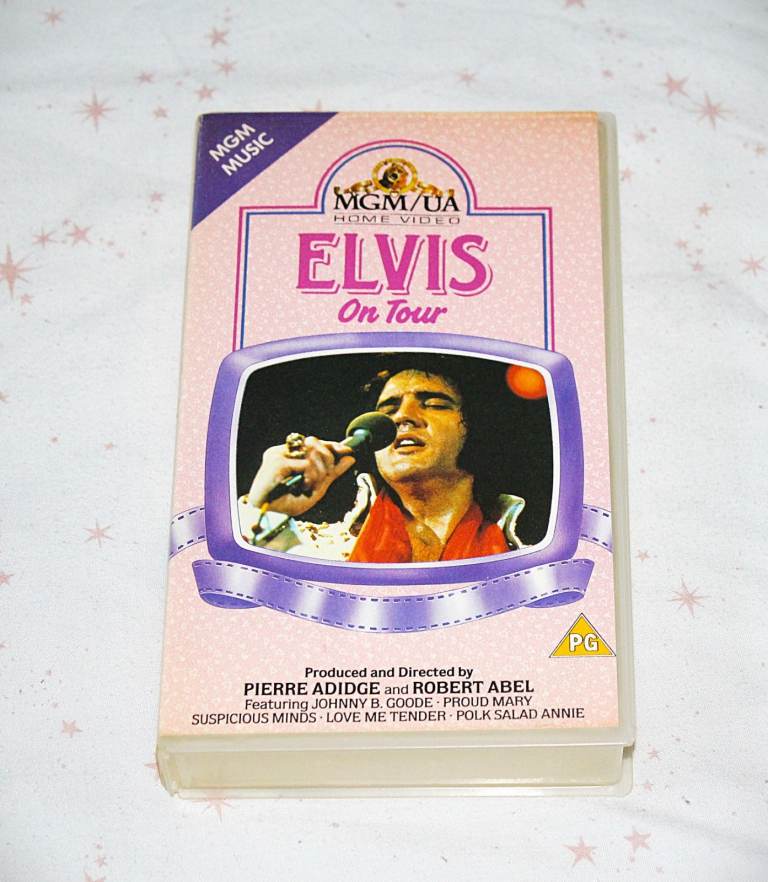 Elvis Presley – On Tour (1972) – Original MGM/UA UK PAL VHS – Rare Collectors Edition
