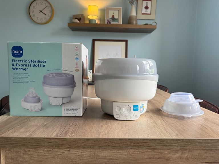 MAM Electric Steriliser & Express Bottle Warmer 6-in-1 – Complete Set 