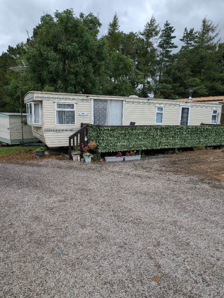 Sited static caravan 