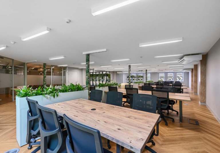 Furnished offices for rent in *Shoreditch*. Office Spaces for 45 to 97 desks EC2A