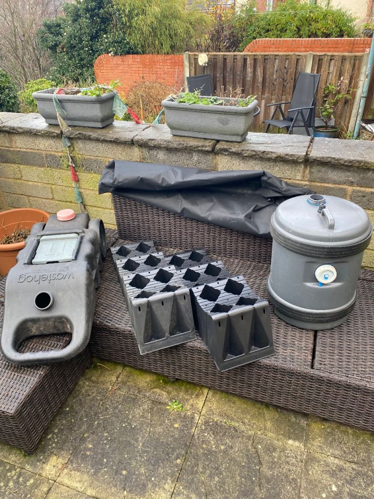 Caravan accessories-ramps, Aquaroll & grey waste water carrier