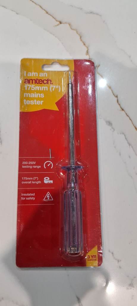 Mains tester screwdriver