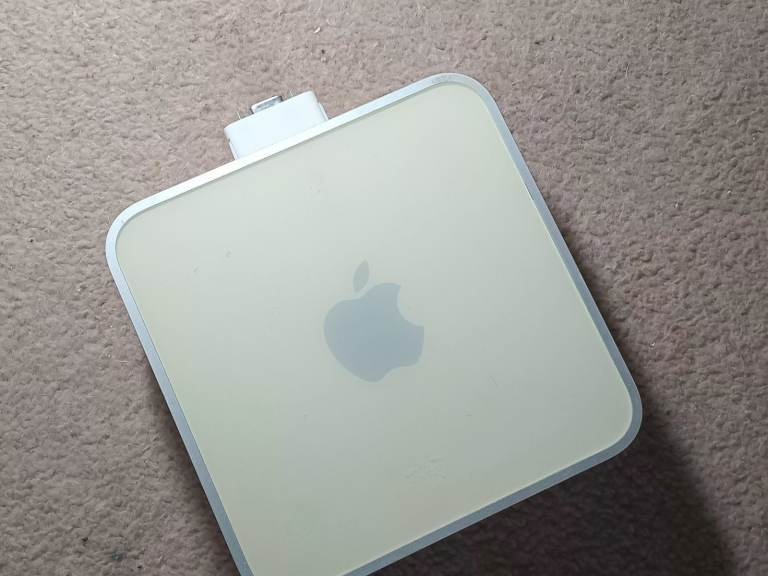 Mac Mini with Amp, speakers, discs and box