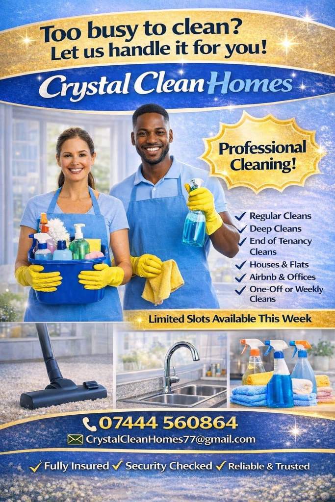 🧹 Bradford Reliable Cleaners Available Immediately