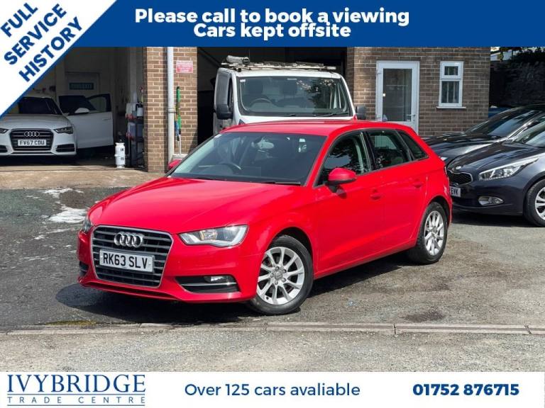 2013 63 AUDI A3 1.4 TFSI SE SPORTBACK 5DR PETROL MANUAL EURO 5 (S/S) (122 PS)