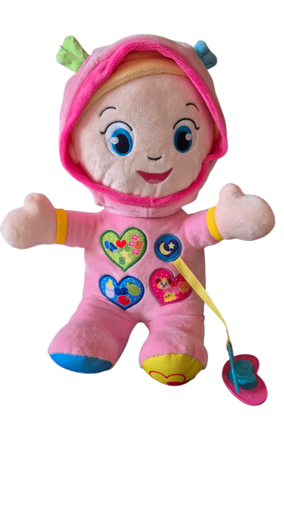 Clementoni Doll Aliice Smoke And Pet Free Home speeks french and English