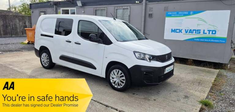 2022 Peugeot Partner 850 1.5 BlueHDi 100 Professional Premium Crew Van PANEL VAN DIESEL Manual
