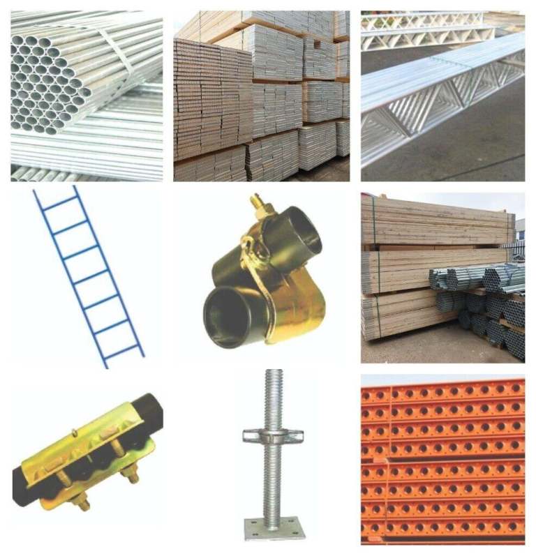 SCAFFOLDING SUPPLIES SALE - LATTICE BEAMS- LADDERS - SCAFFOLD TUBES FITTINGS & BOARDS