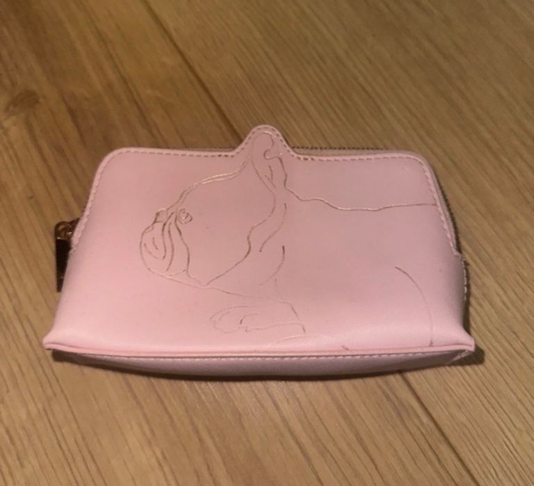 Ted baker pink French bulldog purse