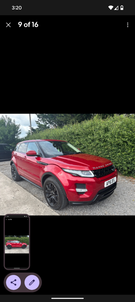 Land Rover, RANGE ROVER EVOQUE, Estate, 2016, Manual, 1999 (cc), 5 doors