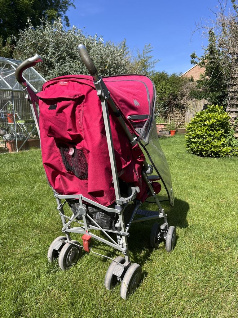 Maclaren Techno XLR Persian Red Umbrella Single seater stroller 