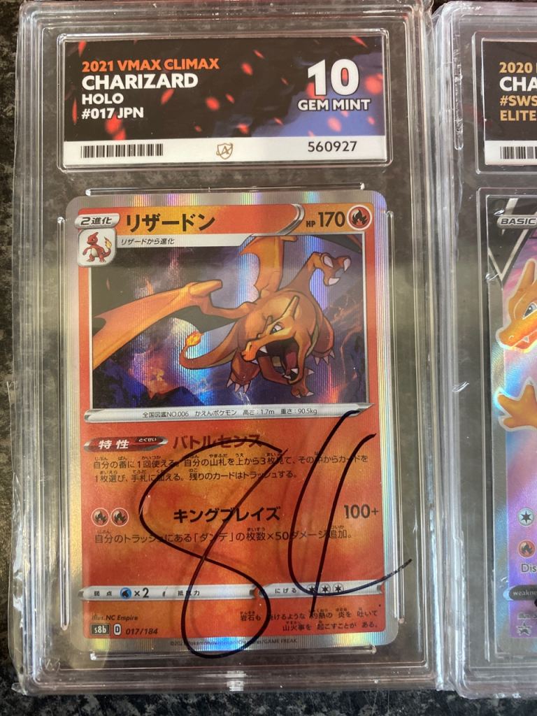 Charizard Pokémon cards 