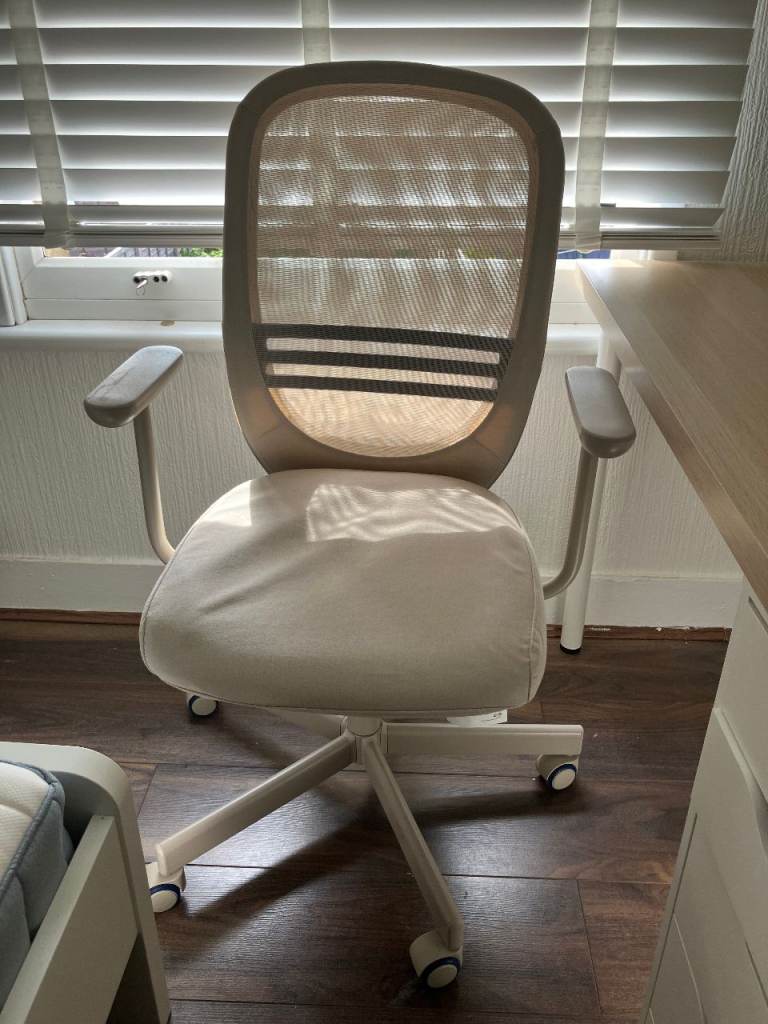 White IKEA office chair