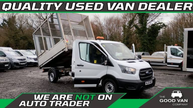 2020 Ford Transit Tipper Crew Cab Caged Tdci 130 ps With Rear Seats removed for secure tool s TIP...