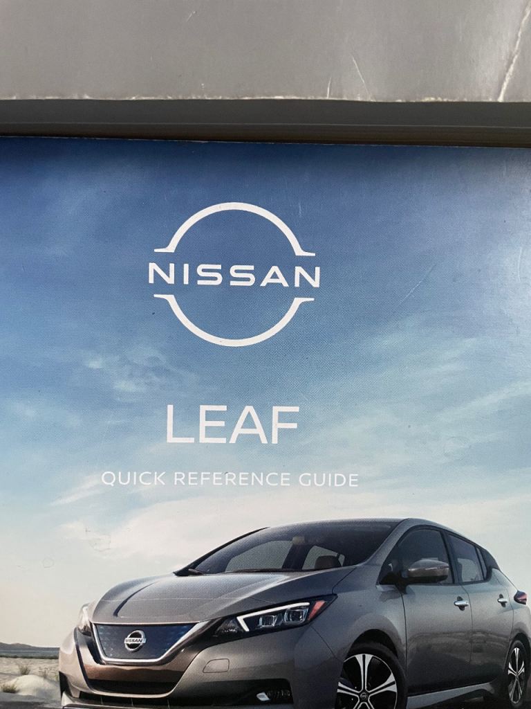 Nissan Leaf 2022 onwards Owner's Manual & Guides – Good Condition | in ...