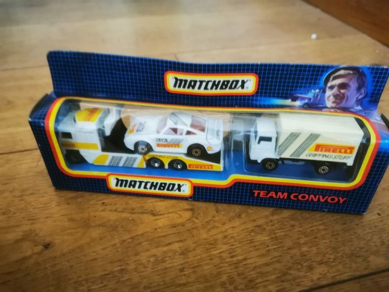Rare Matchbox Pirelli Team convoy. 