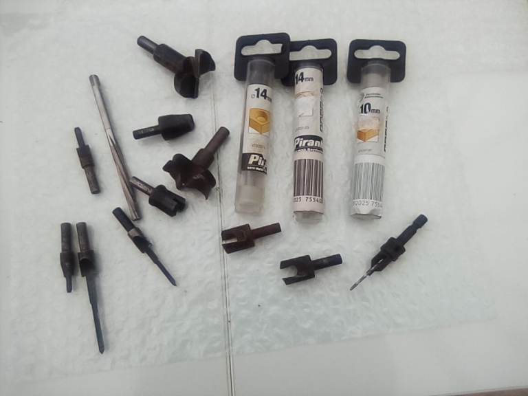 Selection of router attachment tools.