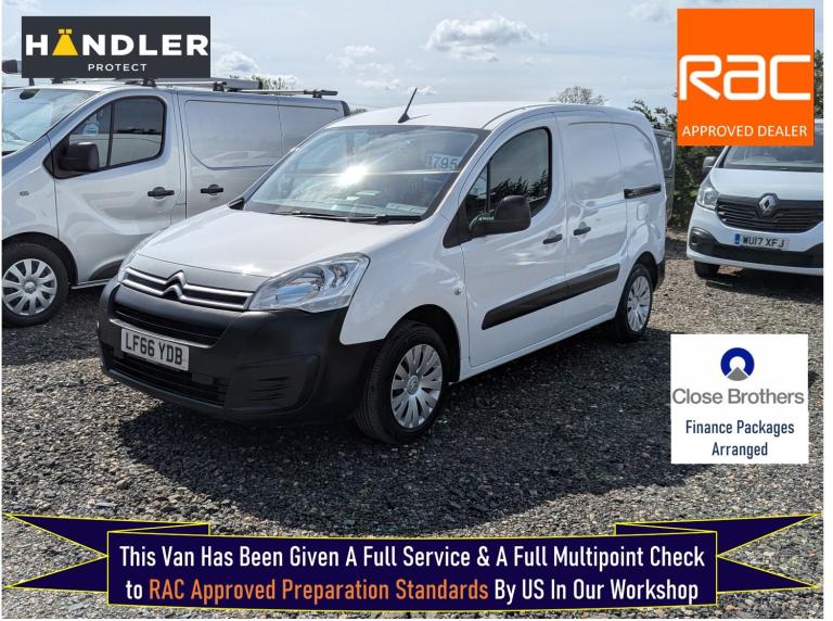 2016 Citroen Berlingo 1.6 BlueHDi 625Kg Enterprise 75ps PANEL VAN Diesel Manual