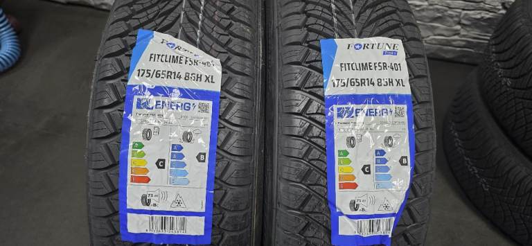 175 65 14   2 x NEW!! tyres Fortune Fit Clime Al Season
