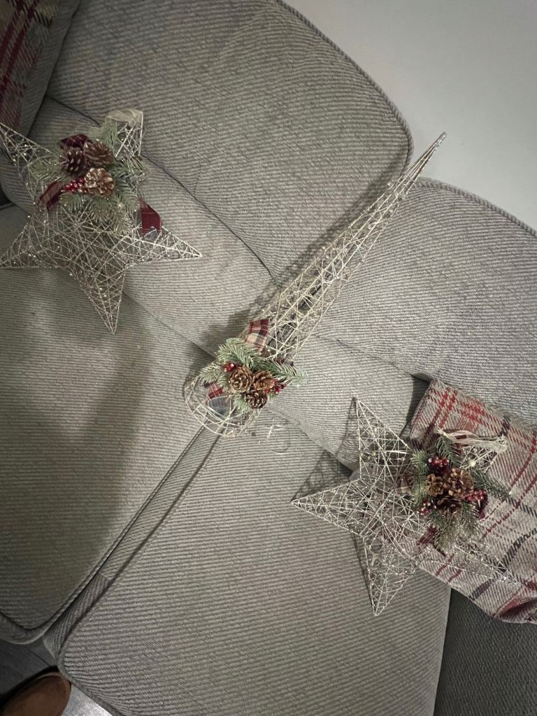 Set of 3 Xmas decorations 