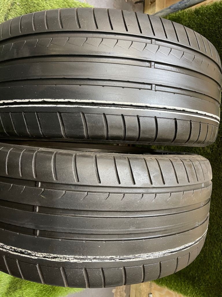 X2 255 40R21 102Y XL DUNLOP SP SPORT MAXX GT RO1 MFS 4 TO 5MM PART WORN TYER2013