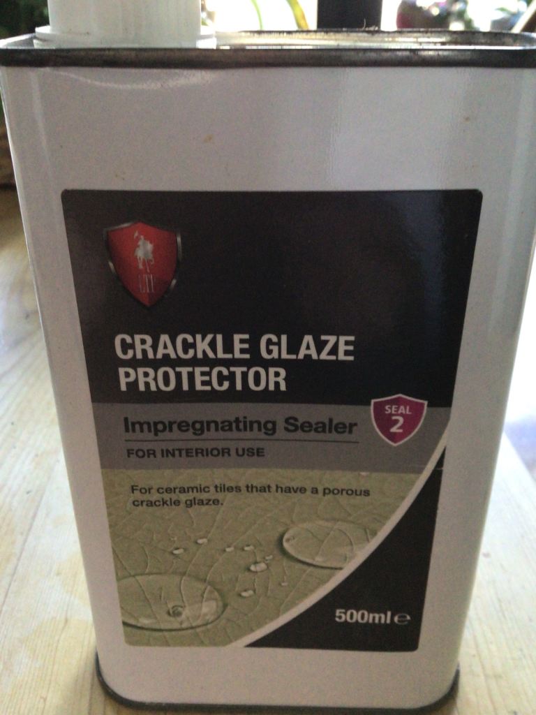 Crackle tile glaze protector 