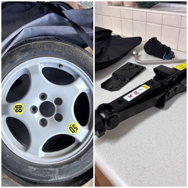 BMW spare wheel kit for e90/f30 etc 1/3/5 series