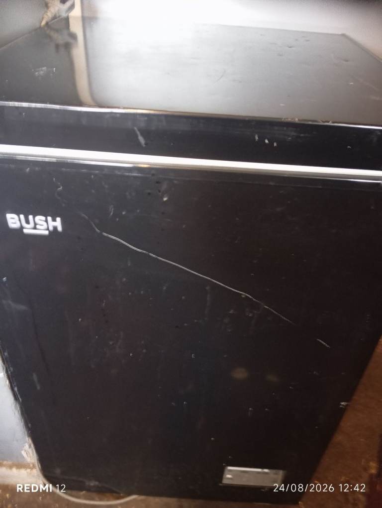 Bush Black Chest Freezer – Good Condition