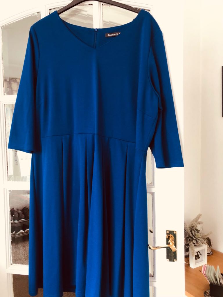 Lovely blue dress . 