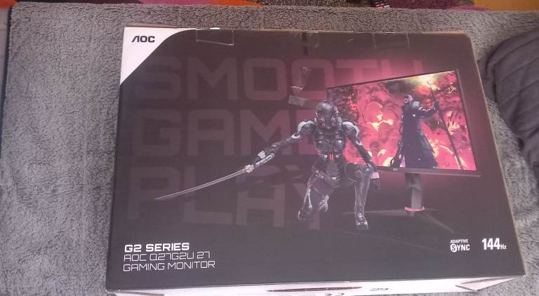 Aoc 27inch 1440p 144hz flat gaming monitor 