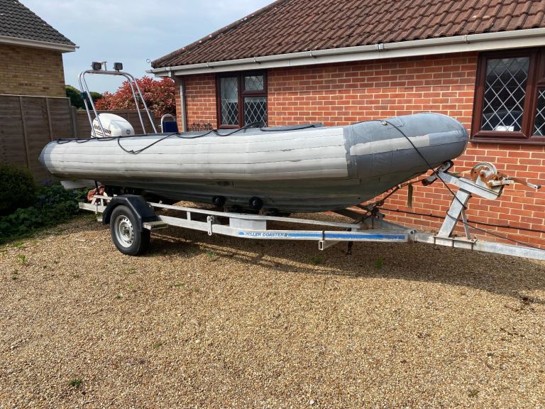 Avon rib 90hp outboard