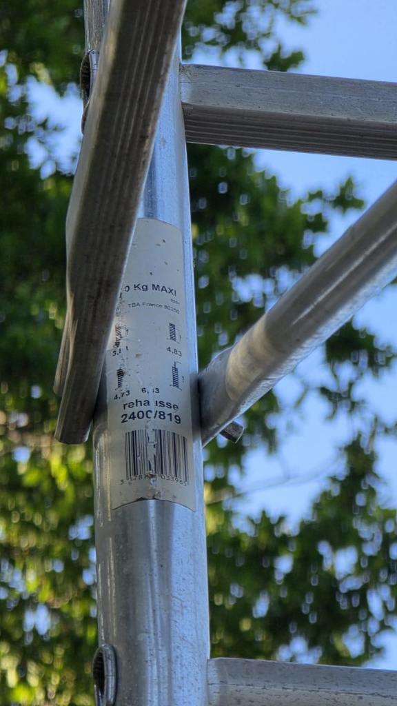 Aluminium scaffold 